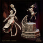 
Dancing Female and her Goat Miniature Entertainer for Dungeons and Dragons 28mm/32mm/75mm TTRPG Azelmira - GG