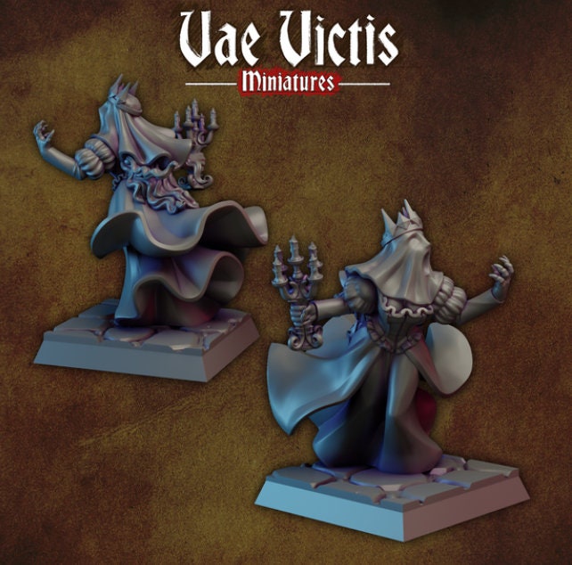 
Vampire bride NPC DnD Dungeons and Dragons 28mm/32mm TTRPG Wargame Miniatures Vampire Figurine Undead Miniatures
