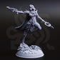 
Female Drow Assassin Dungeons and Dragons 28mm/32mm/38mm Mini RPG Tabletop Miniature DnD Painting Pathfinder 5e DnD Vakara N'Thara - DmS