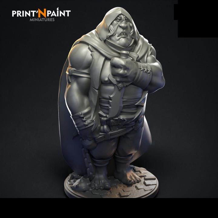 
Ogre Assassin Miniature – Dungeons and Dragons Monster for DnD 5e Stealth Threats, RPG Boss Encounters & Fantasy Tabletop Combat –PnP