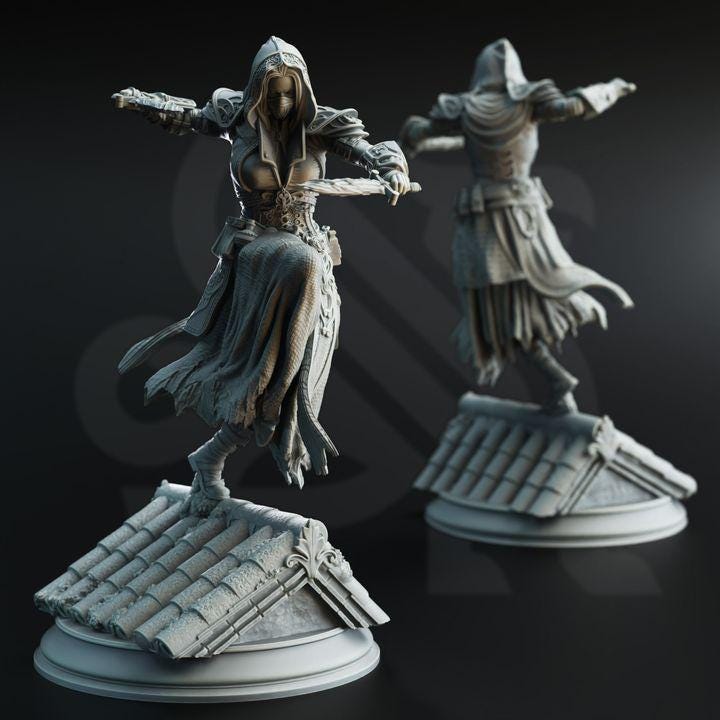 
Air Genasi Soulknife Psionic Rogue -