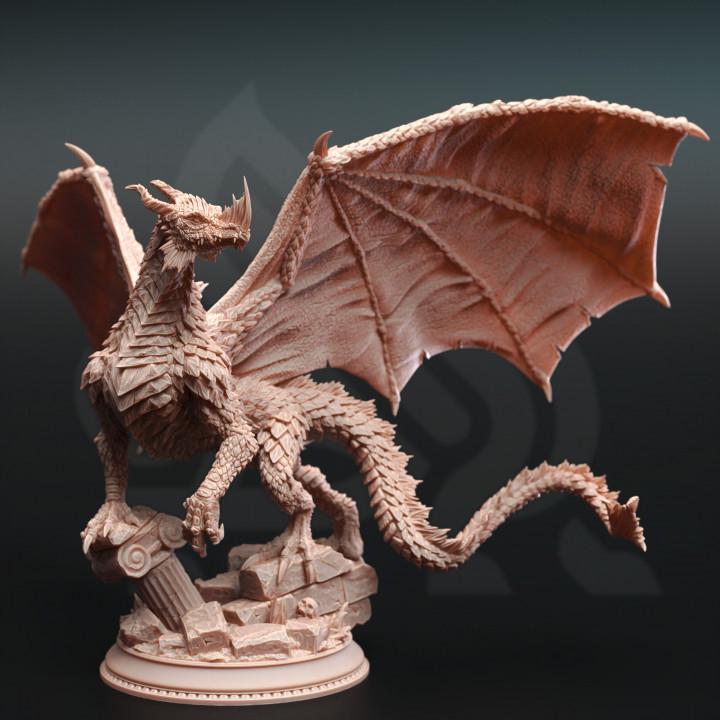 
Juvenile Green Dragon - Midorius the Broken | 28mm/32mm/38mm TTRPG Eredel County Fantasy Wargaming Karthys Draconic Creature Poison Monster
