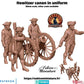 
Howitzer with Crew Revolutionary War – 15mm 20mm 28mm 32mm 1 35 Scale – Artillery Miniature Set for Wargames – Eskice Miniature