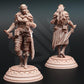 
Water Genasi Swashbuckler Rogue - Hali Brookes | 28mm/32mm/38mm TTRPG Fantasy Wargaming Pirate NPC Velandria Elf Water Elemi Miniature