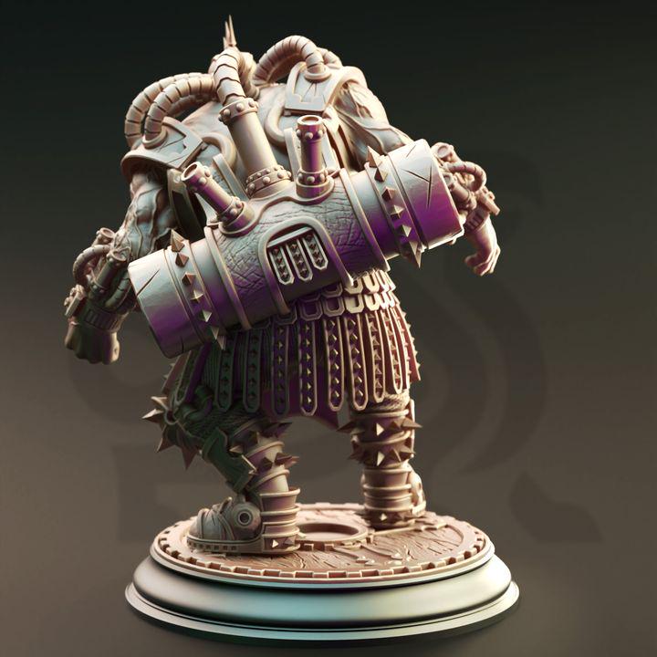 
Chemically Enhanced Abomination Giant Miniature Dungeons and Dragons Masked Monster TTRPG Mini DnD Painting Pathfinder 5e DnD Muscles - DmS