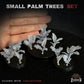 
15pc Palm Trees - Basing Bits (Plants) 28mm/32mm Fantasy Battlefield Basing Tropical Jungle Scenery Elements TTRPG Forest Garden ScatterZbW
