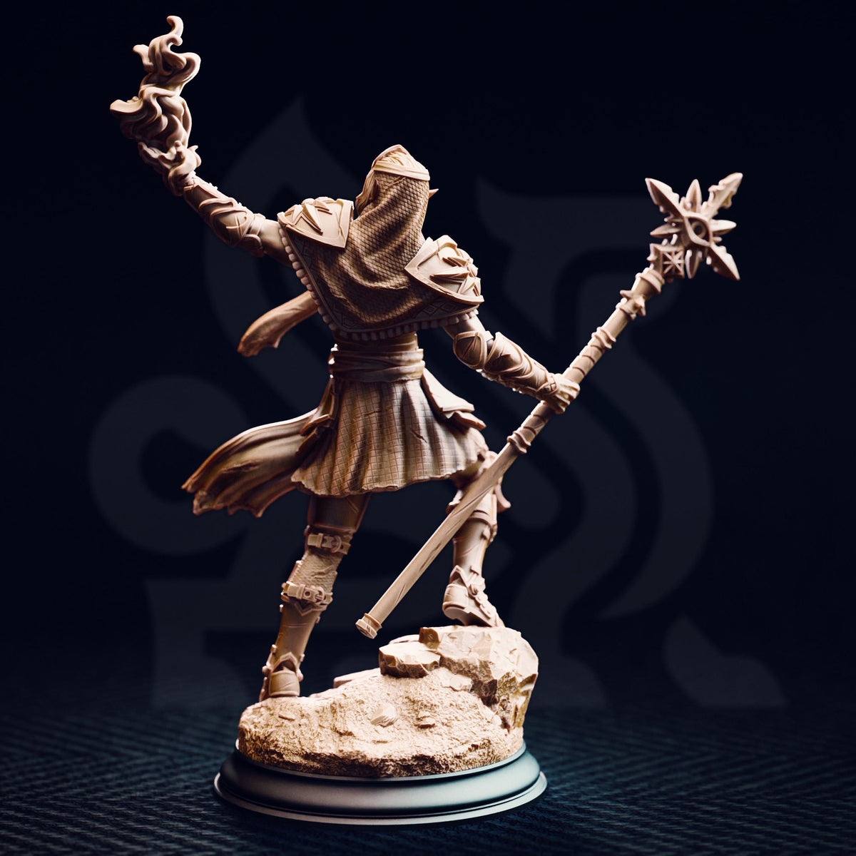 
Dark Cult Leader - Hand of Seroca Dungeons and Dragons 28mm/32mm/38mm Mini RPG Tabletop Miniature DnD Painting Pathfinder 5e DnD - DmS