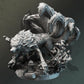 
Nine Tailed Fire Fox Miniature DnD Dungeons and Dragons 28mm/32mm DnD Monster Miniature Japanese Mythology Fox 5e DnD