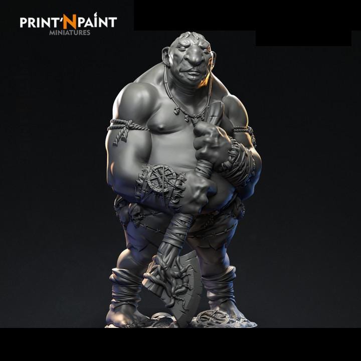 
Wanderer Giant Miniature – Dungeons and Dragons RPG Tabletop Figure Pathfinder 5e –PnP