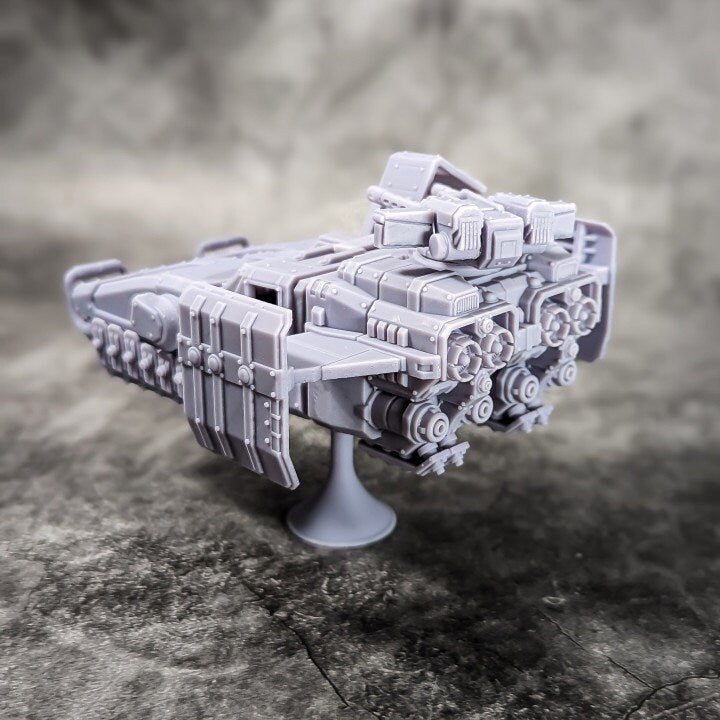 
Armatis Mors Dedalus Speeder 28mm/32mm Military Marine Vehicle Miniature Army Hover craft ship
