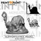 
Crawling Witch Miniature – Dungeons and Dragons Horror Creature for DnD 5e Dark Fantasy Encounters, RPG Villains & Tabletop Battles –PnP