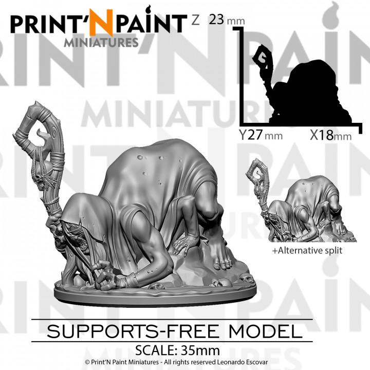 
Crawling Witch Miniature – Dungeons and Dragons Horror Creature for DnD 5e Dark Fantasy Encounters, RPG Villains & Tabletop Battles –PnP