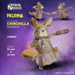 
Chinchilla Folk Dancer Combat Dungeons and Dragons  28mm 32mm D&D Wargame Miniatures for Dioramas TTRPG Fantasy - Nm