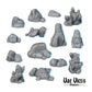
Large Rock Miniature Terrain for DnD, Dungeons and Dragons, 28mm or 32mm Scale, Pathfinder, Tabletop RPG