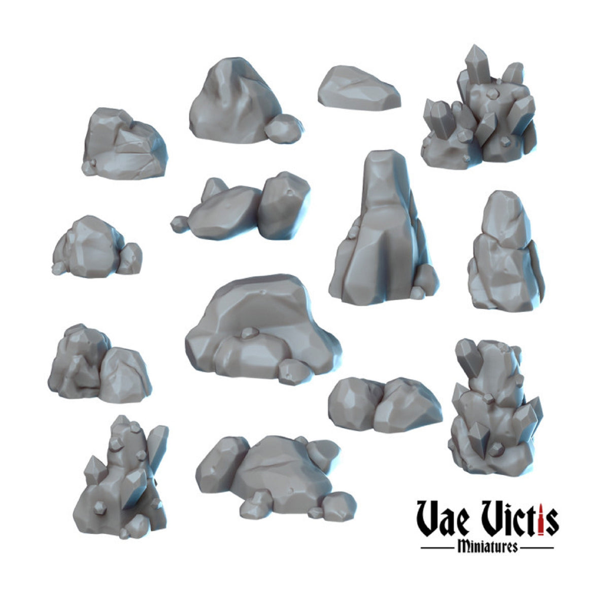 
Large Rock Miniature Terrain for DnD, Dungeons and Dragons, 28mm or 32mm Scale, Pathfinder, Tabletop RPG