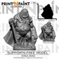 
Gravedigger Lord Mogh Miniature – Dungeons and Dragons RPG Tabletop Figure Pathfinder 5e –PnP