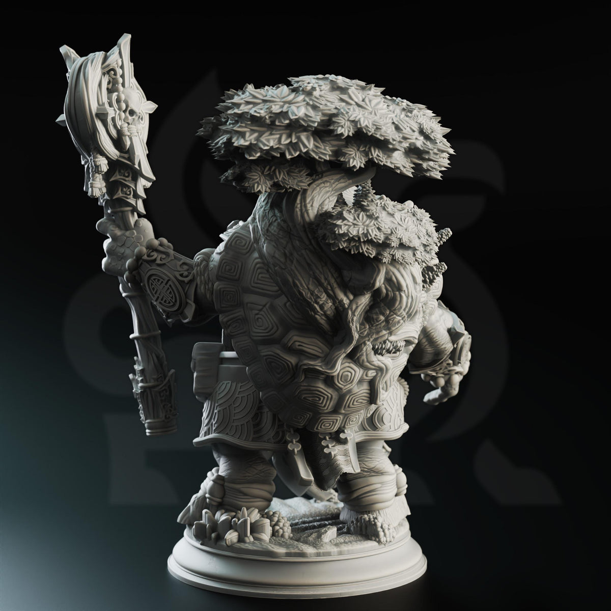 
A Tortle Wizard for DnD Dungeons and Dragons 28mm/32/38mm Sorcerer Spellcaster
