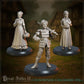 
3pc Countryside Children Miniatures for Dungeons and Dragons 28mm/32mm TTRPG Townsfolk NPCs Miniature Villager Farmers- GG