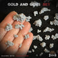 
53pc Gold and Gem Miniature Scatter Scenery DnD Dungeons and Dragons 28mm/32mm TTRPG Wargame Basing Bits Treasure Miniatures Gold CoinsZbW