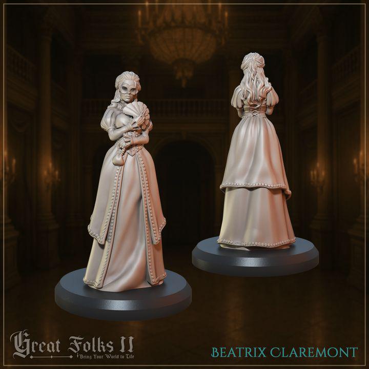 
2pc Fancy Silver Masks DnD Dungeons and Dragons TTRPG Wargame Miniatures 28mm/32mm Townsfolk NPCs  Medieval Villagers Fantasy Figurines - GG