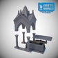 
Modular Tomb Scatter Terrain for Dungeons and Dragons – Gothic Sarcophagus – D&D Terrain – 28mm 32mm TTRPG – Gray PLA, Brite Minis