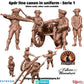 
6 Pounder Gun with Crew Revolutionary War – 15mm 20mm 28mm 32mm 1 35 Scale – Artillery Miniature Set – Eskice Miniature