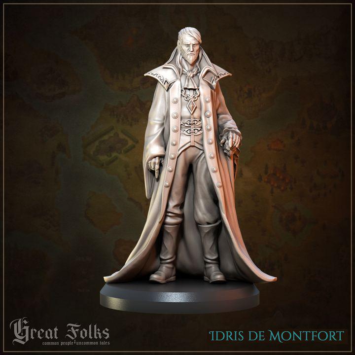 
2pc Montfort Family DnD Dungeons and Dragons TTRPG Wargame Miniatures 28mm/32mm Townsfolk NPCs  Medieval Villagers Fantasy Figurines