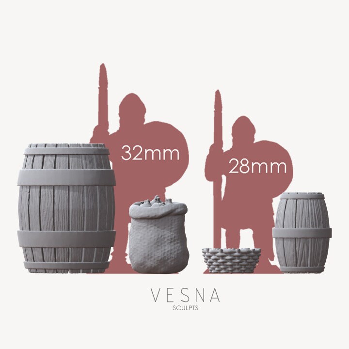
Barrels DnD Dungeons and Dragons 28mm/32mm