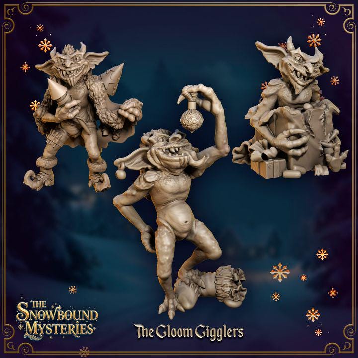 
3 Pc The Gloom Gigglers for Dungeons and