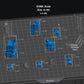 
19pc Ruined Empire City DnD Dungeons and Dragons Scatter Terrain Destroyed Battlefield City SceneryZbW