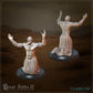
3pc Cultists Moonlight Rites for Dungeons and Dragons 28mm/32mm TTRPG Townsfolk NPC Miniatures Possessed Demons - GG