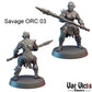 
6pc Savage Orcs DnD Dungeons and Dragons 28mm/32mm TTRPG Wargame Miniatures Fantasy Orc Champions