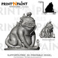 
Frog Behemoth Miniature – Dungeons and Dragons DnD 5e Pathfinder RPG Tabletop Fantasy Figure –PnP
