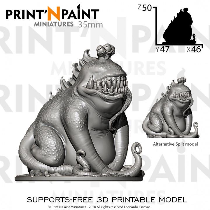 
Frog Behemoth Miniature – Dungeons and Dragons DnD 5e Pathfinder RPG Tabletop Fantasy Figure –PnP