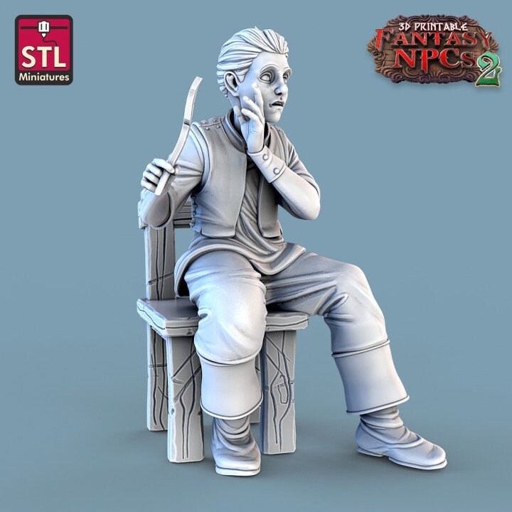 
Classroom Scatter DnD Dungeons and Dragons 28mm/32mm Diorama Figurines Children Miniature School Miniatures TTRPG Fantasy Scatter Terrain