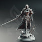 
Commander Knight - Lydia the Merciless | 28mm/32mm/38mm TTRPG Dark Fantasy Draksborne Wargaming Paladin Commander Elden Sword Fighter