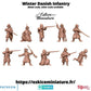 
10pc Winter Danish Infantry WW2 – 15mm 20mm 28mm 32mm 1 35 Scale – Scandinavian Army Miniatures – Eskice Miniature