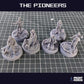 
6pc Space Pioneer Team (Space Pioneers Collection) | 28mm/32mm TTRPG Mountain Stronghold Corp Planet 579a Sci-fi Wargaming Space Hero Minis