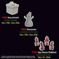 
12pc Villagers Set DnD Dungeons and Dragons 28mm/32mm Commoners TTRPG wargame NPCs townsfolk Pregnant Lady Farmers Children Grandma Animals