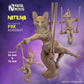 
Fox Folk Acrobat DnD Dungeons and Dragons  28mm 32mm D&D Wargame Miniatures for Dioramas TTRPG Fantasy - Nm
