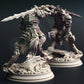 
Werewolf Knight Miniature Dungeons and Dragons 28mm/32mm/38mm Mini RPG Tabletop Miniature DnD Painting Pathfinder 5e DnD Corsicus - DmS
