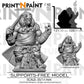 
Samurai Oni – Fantasy Demon Warrior Miniature – 28mm 32mm 35mm Scale – Tabletop RPG Figure for DnD & Pathfinder – Gray PLA –PnP