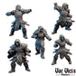 
6pc Elves Miniatures DnD Dungeons and Dragons 28mm/32mm TTRPG Fantasy Wargame NPCs Pathfinder 5e DnD Forest Elf Minis Sorcerer Elf Rangers