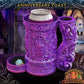 
Anniversary Wizard Tower Tankard Vault – Dice Tower & Storage Set – Fantasy Prop Gift for DnD RPG Fans, FatesEnd