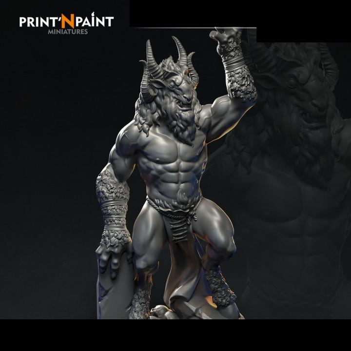 
Baphomet Demon Lord Miniature – Dungeons and Dragons RPG Monster for DnD 5e Abyss Encounters, Boss Fights & Dark Fantasy Tabletop –PnP
