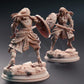 
Female Veteran Fighter Dungeons and Dragons 28mm/32mm/38mm Mini RPG Tabletop Miniature DnD Painting Pathfinder 5e DnD Jorjie of Hvirna - DmS