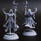 
Female Sorcerer Miniature Moon Goddess Mini Dungeons and Dragons Mini RPG Tabletop Miniature DnD Painting Pathfinder 5e DnD - DmS