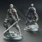 
Female Masked Commander Miniature Warrior Dungeons and Dragons 28mm/32mm/38mm Mini RPG Tabletop Miniature Pathfinder 5e DnD Vera - DmS