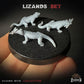 
12pc Lizard Miniatures DnD Dungeons and Dragons 28mm/32mm Scatter Scenery Tiny Lizards Scatter Desert Scenery TTRPG Lizards Basing BitsZbW