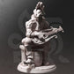 
Brekken Brazen Half-Elf Bard With a Lute and Sword for DnD Dungeons and Dragons 28mm/32/38mm